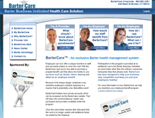 Tablet Screenshot of bartercare.com